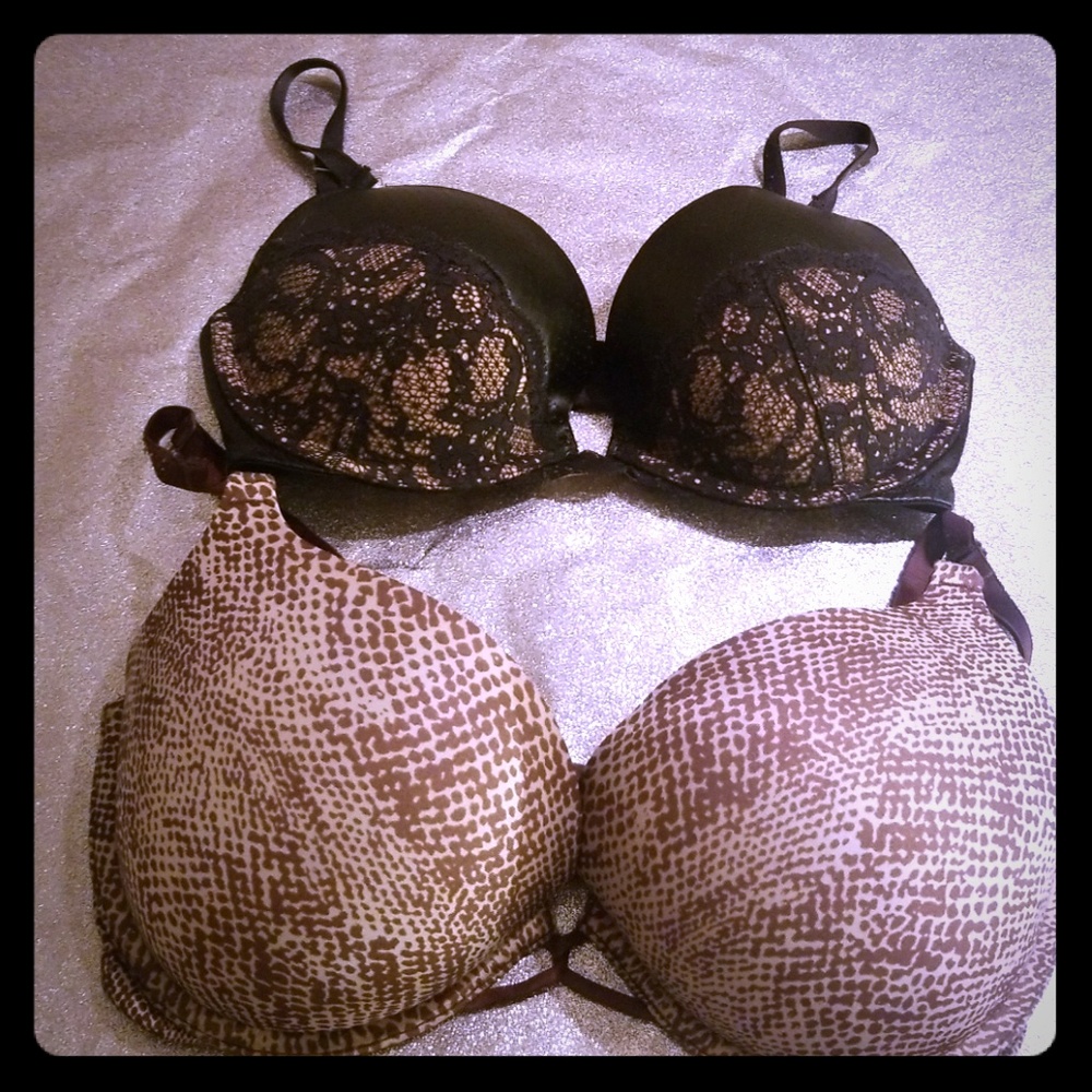 2 Bras - 34D & 32D Victoria's Secret Bras